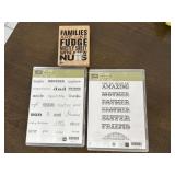 Stampin Up Rubber Stamps - Family