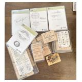 Stampin Up Greetings Rubber Stamps