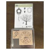 Stampin Up Time/Clock Stamps New