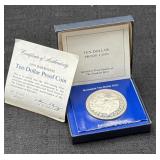 1974 Barbados $10 Sterling Silver Proof- Sealed