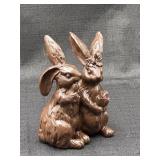 Rustic Brown Decorative Rabbits  Spring / Easter