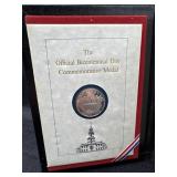 1976 Bicentennial Commemorative Medal Book
