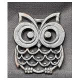 Cast Iron Owl Trivet Rustic Kitchen Decor