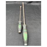 (2) Matco Tools Long Flathead Screwdrivers