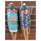 2pc TIKI Naturals Bamboo Garden Torches 60in
