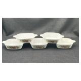 (6) Corning Ware Spice of Life Petite Pans P-41-B