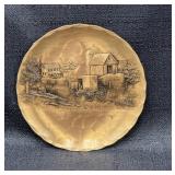 Vintage Wendell August Bronze Plate