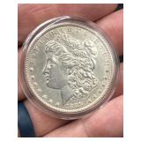 1889 Morgan Silver Dollar w/Storage Case