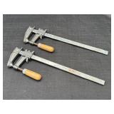 Craftsman 14in Bar Clamps 66767 (Pair) Wood Handle
