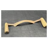 Vintage Drawknife with Wood Handles