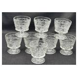 8 Vintage Pudding/Jello/Dessert Glass Cups