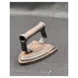 Antique Cast Iron Sad Iron No 6 S CU Maker Flat