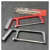 2 Junior Hacksaws w/New Blades