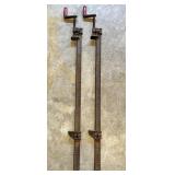 Vintage Pair  Hargrave 6400 Bar Clamps 40in