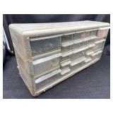 22 Drawer Parts Organizer Cabinet Loaded