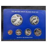 1978 British Virgin Islands Coin Set w/Silver $1