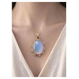 Australian Jelly Opal Pendant Copper 1 1/2in