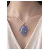 925 Persian Lapis Pendant 1 5/8in