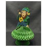 Vintage 12in Beistle Leprechaun Honeycomb