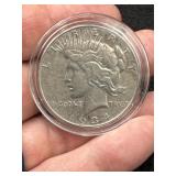 1934 Peace Silver Dollar w/Protective Case