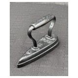 Antique Sleeve Cast Iron Sad Iron No 1 B&L