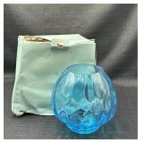New PartyLite Blue Wave Candle Holder