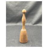 Vintage Wooden Food Masher 11in Kitchen Tool