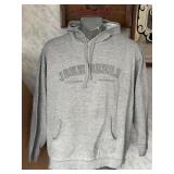 John Deere Gray Hooded Swearshirt