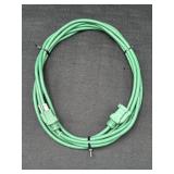15ft Green Outdoor Extension Cord- Grounded