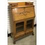 Oak Drop Front Secretary