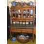 Antique Oak Kitchen Cupboard