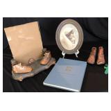 Mother and Child & High Button Antique Baby Shoes