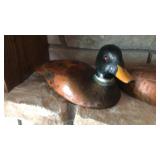 Hand Carved Duck "Christmas Mallard"