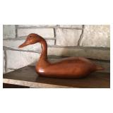 Hand Carved Wooden Duck