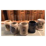 Beer Glass and Steins