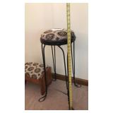 (2) Tapestry Top Stools