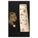 Miscellaneous Necklaces, Bracelets, Earrings, Belt