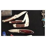 3 Winchester, Sabre and Misc. Pocketknifes