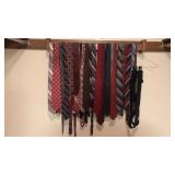 Miscellaneous Ties and 1 Suspender