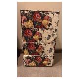 Storage Box and Metal Powder Room Chair