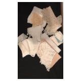 Crocheted Doilies, Hankeys, Collars