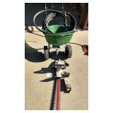 Electric Trimmers, Spreader, and Watering Hose
