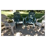 (4) Lawn Chairs