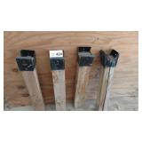 (4) Saw Horse Brackets and Plywood