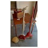 Folding Table, (2) Hoover Buffer / Waxer