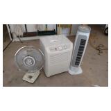 Comfort Aire Humidifier & (2) Fans