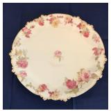 GDA Limoges France Hand Painted 13" Platter