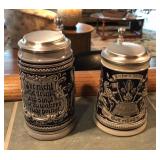 (2) German Beer Steins