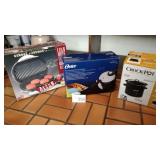 Crock-Pot, Oster Waffle Maker, Foreman Grill