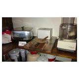 Electric Skillet, Cutting Board, Food Processor